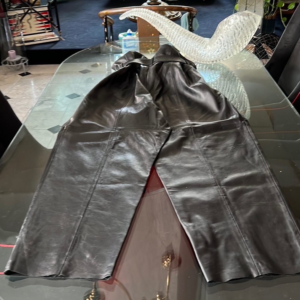 Leather pants